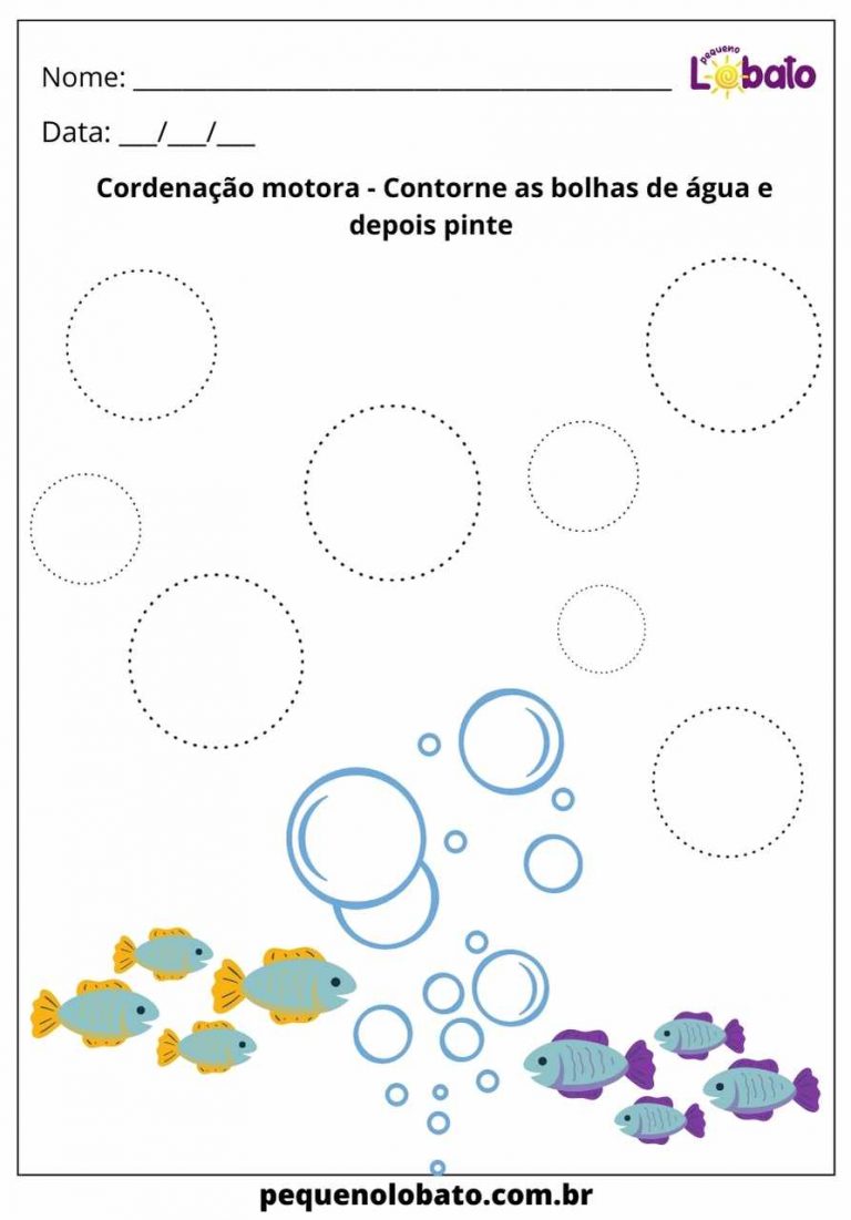 Atividades De Coordena O Motora Para Imprimir Em