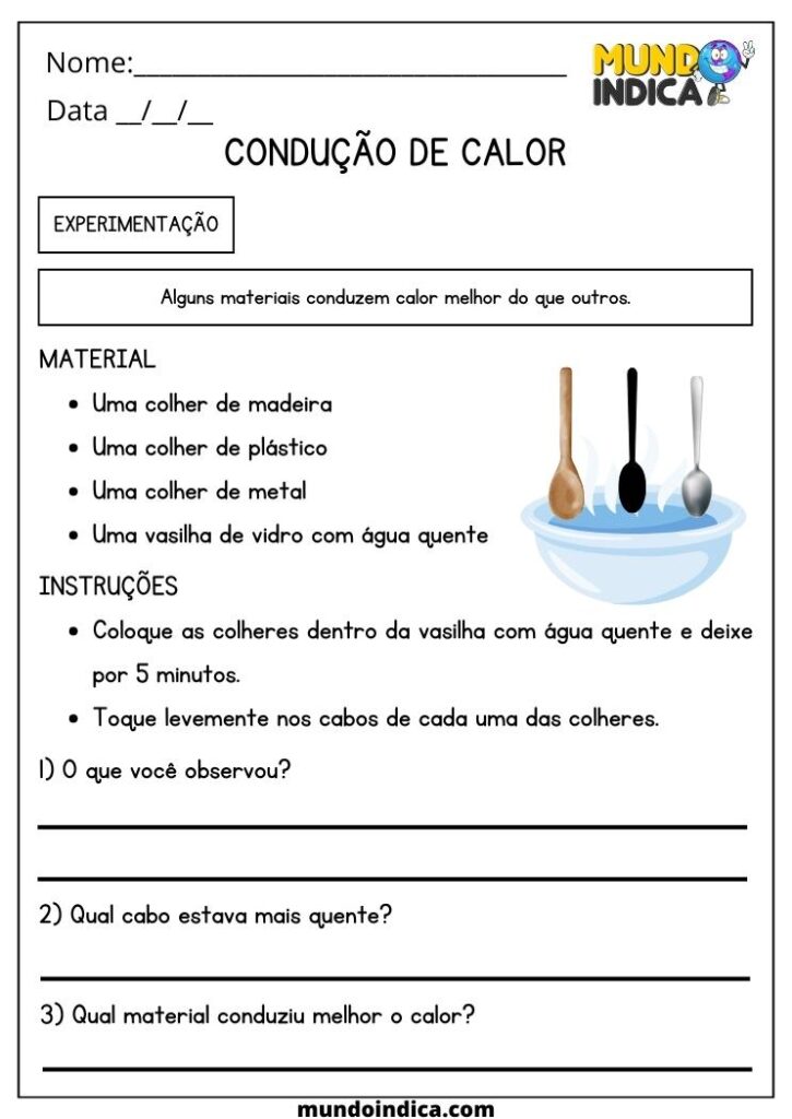 20 Atividades de Ciências 5 Ano Fundamental Para Imprimir