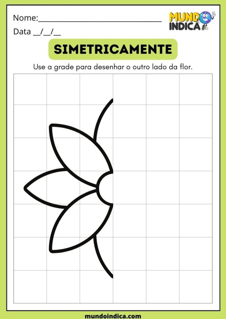 Atividades De Simetria Para Alunos S Ndrome De Down