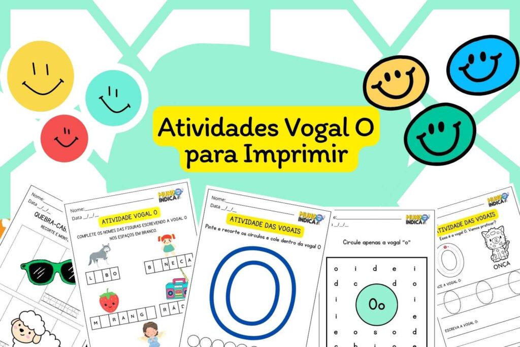 Atividades Vogal O Para Imprimir