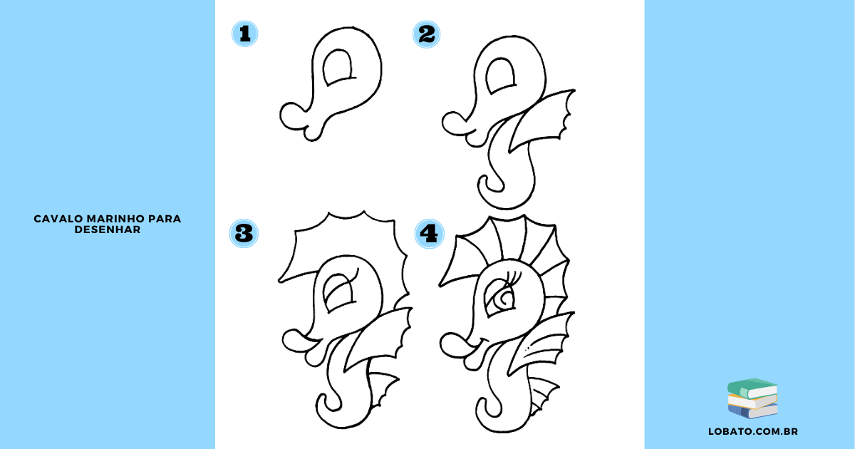 desenhos-para-desenhar-de-cavalo-marinho