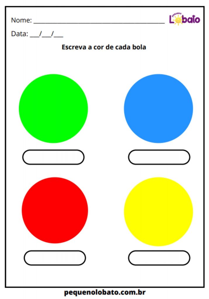 atividade fácil para alunos autistas para imprimir com cores