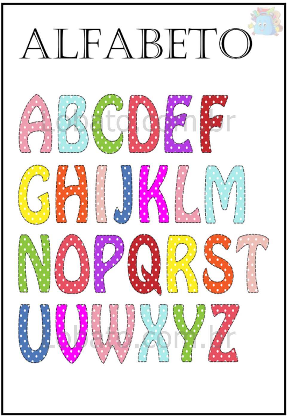 alfabeto infantil para imprimir