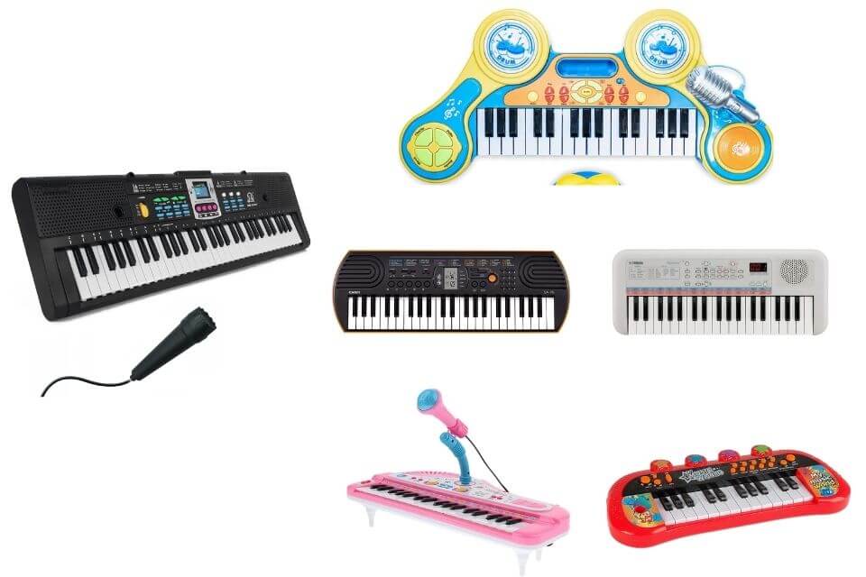 melhores teclados infantis com microfone, musical, profissional e de brinquedo