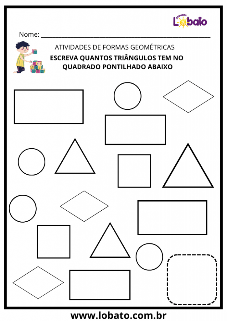 atividade para autista formas geométricas para imprimir