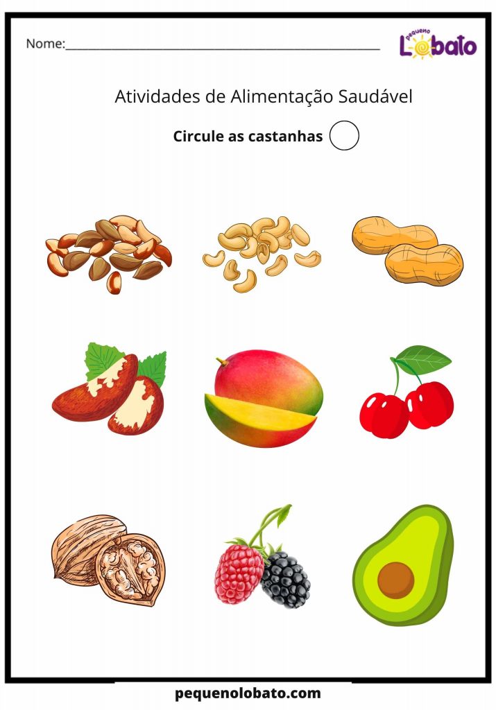 25 Atividades De Alimentação Saudável Para Imprimir 2072