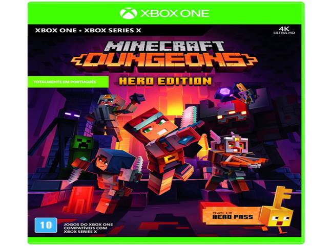 Minecraft Dungeons : Hero Edition - Version Xbox One Neuve Sous Blister