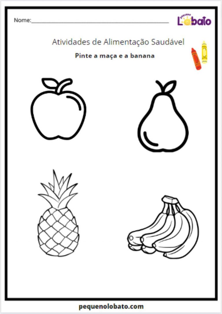 17 Atividades de Alimentação Saudável para Educação Infantil