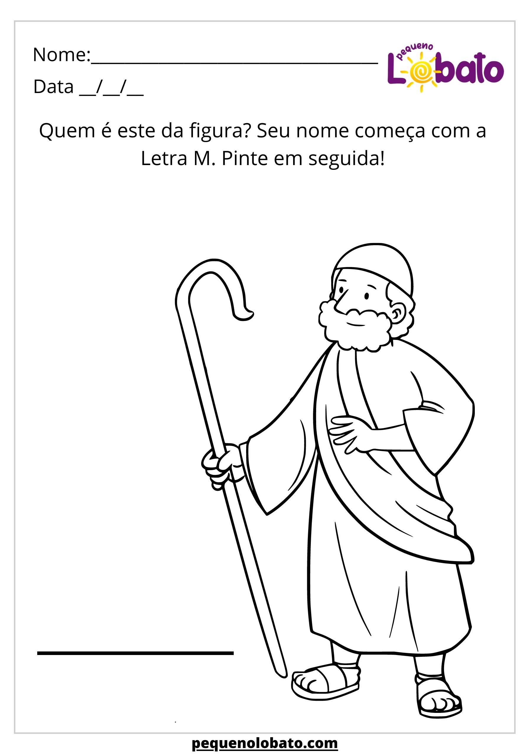 50 Atividades Bíblicas de Moisés para Imprimir e Colorir - Ensino Religioso  - Online Cursos Gratuitos