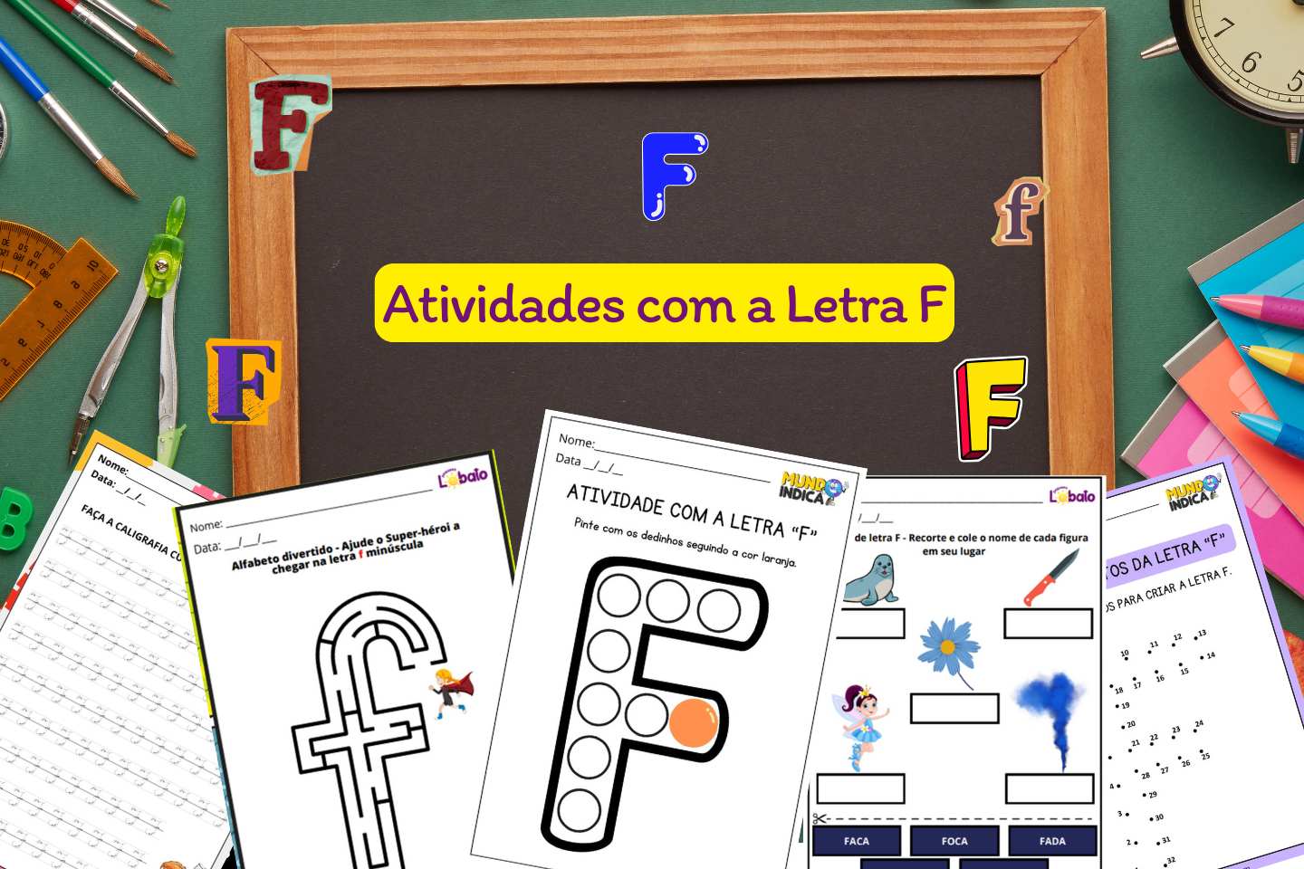 Atividades com a Letra F