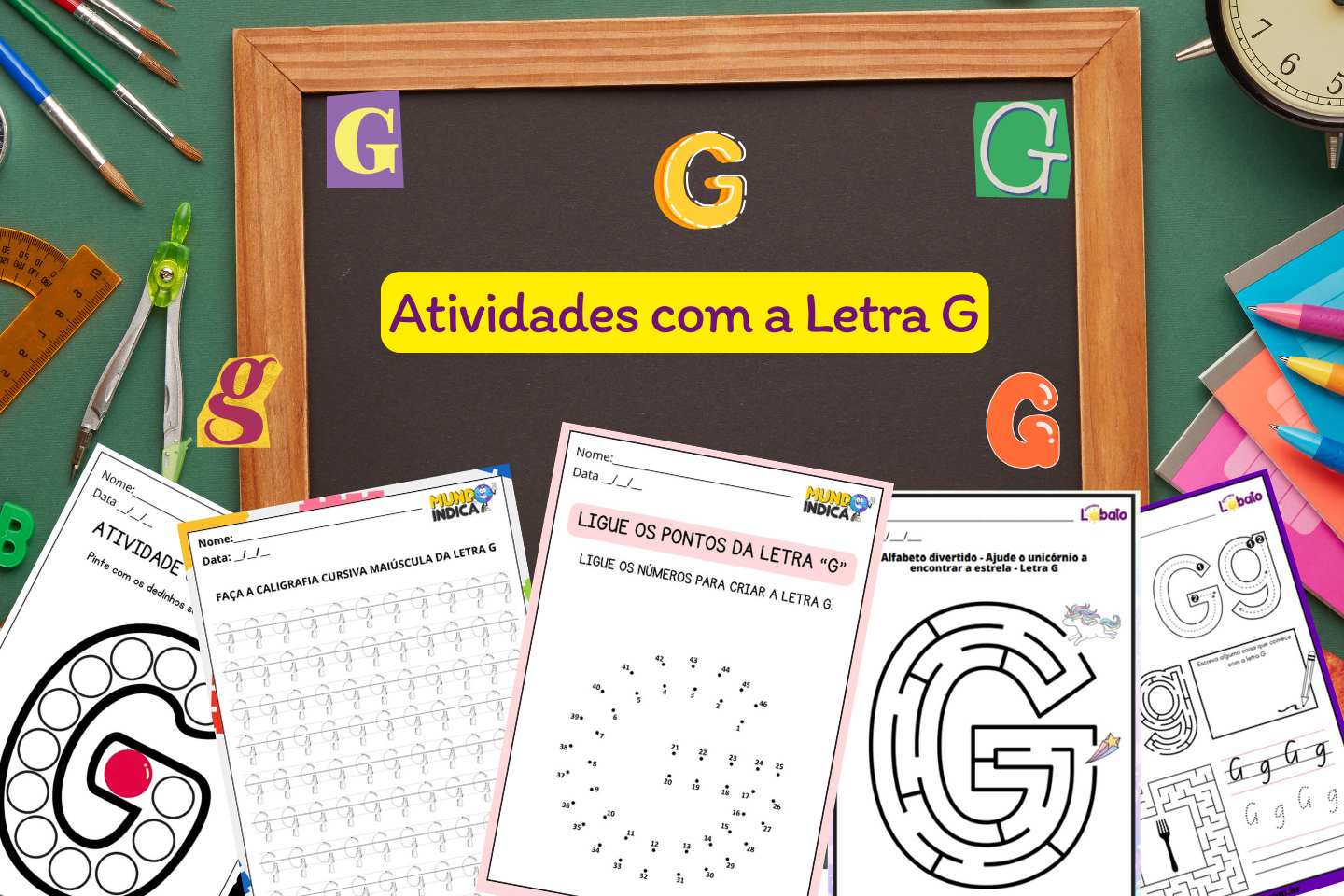 Atividades com a Letra G