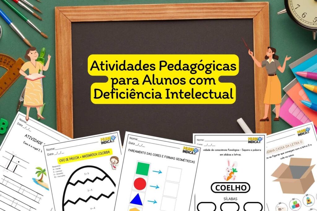 30 Atividades Pedagógicas para Alunos com Deficiência Intelectual
