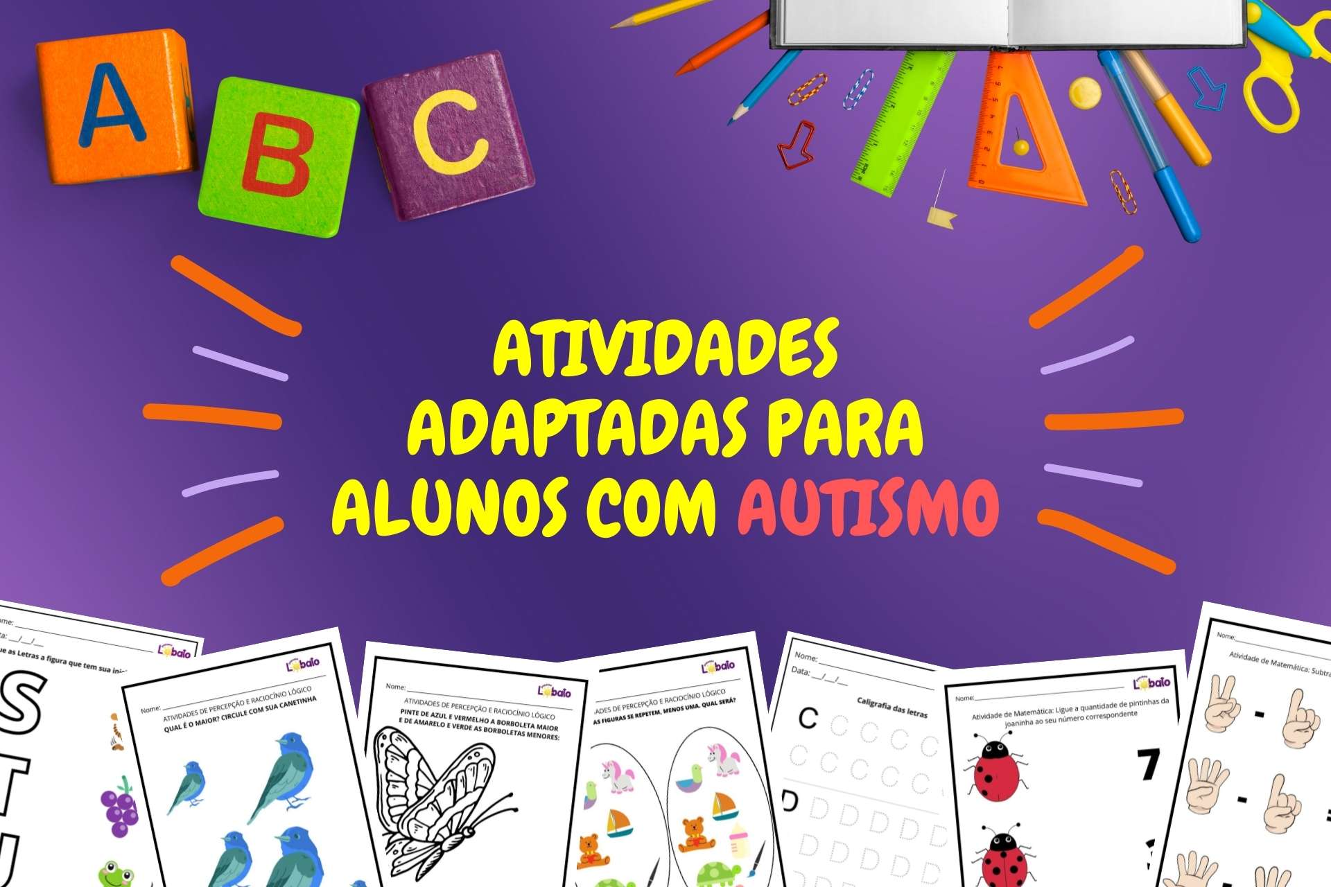 atividades adaptadas para alunos com autismo