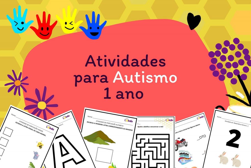 15 Atividades para Autismo 1 ano para Imprimir