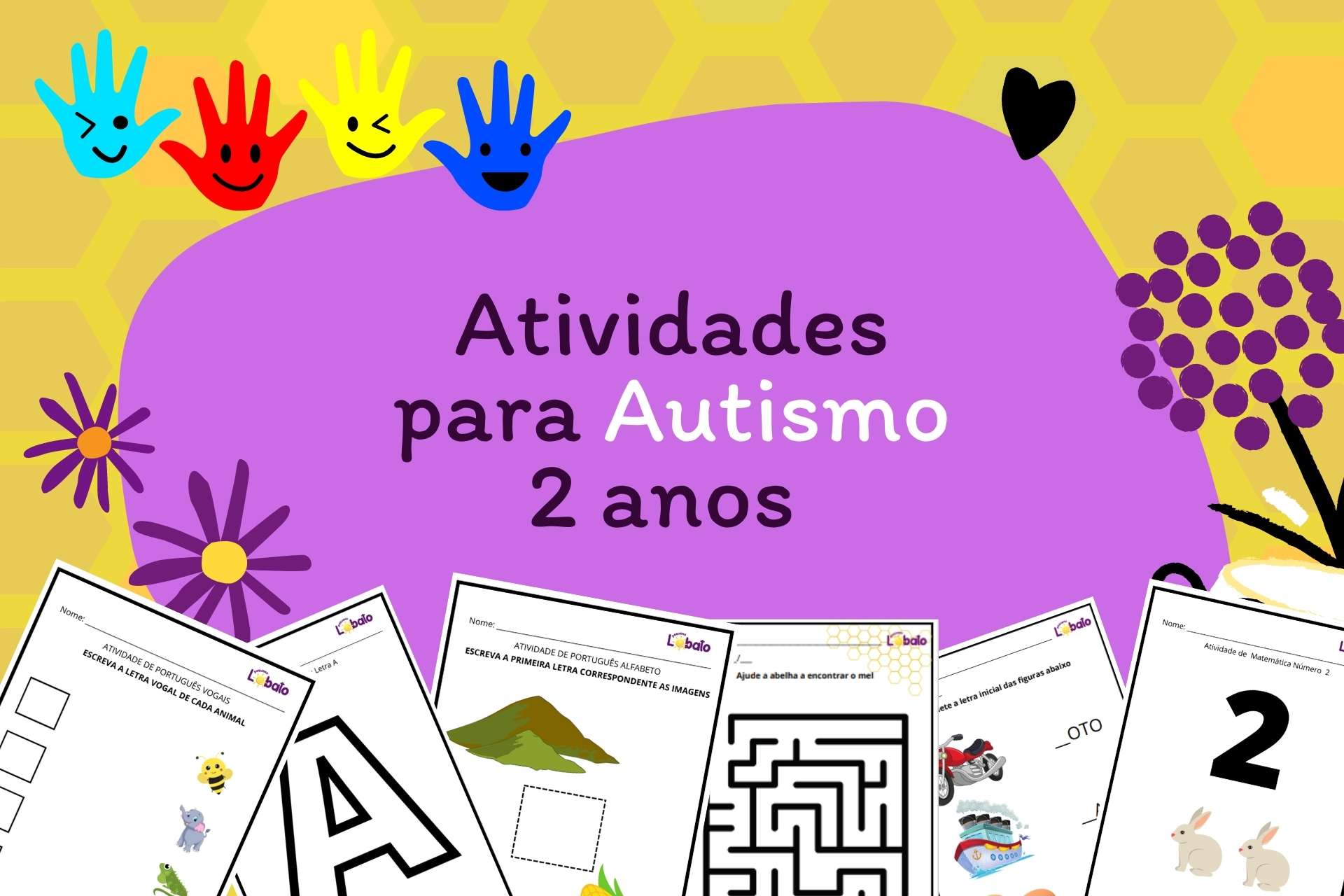 atividades para autismo 2 anos