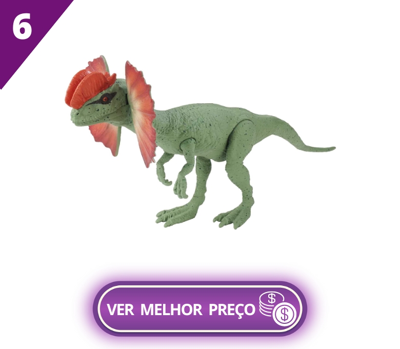 Dinossauro Dilophosaurus Jurassic World - Mattel