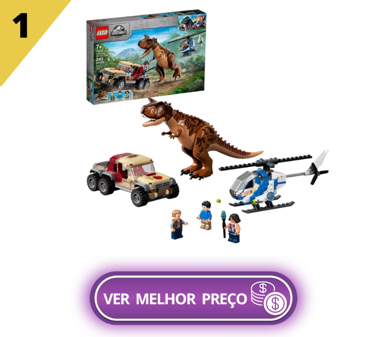 LEGO® Jurassic World Perseguição do Dinossauro Carnotaurus