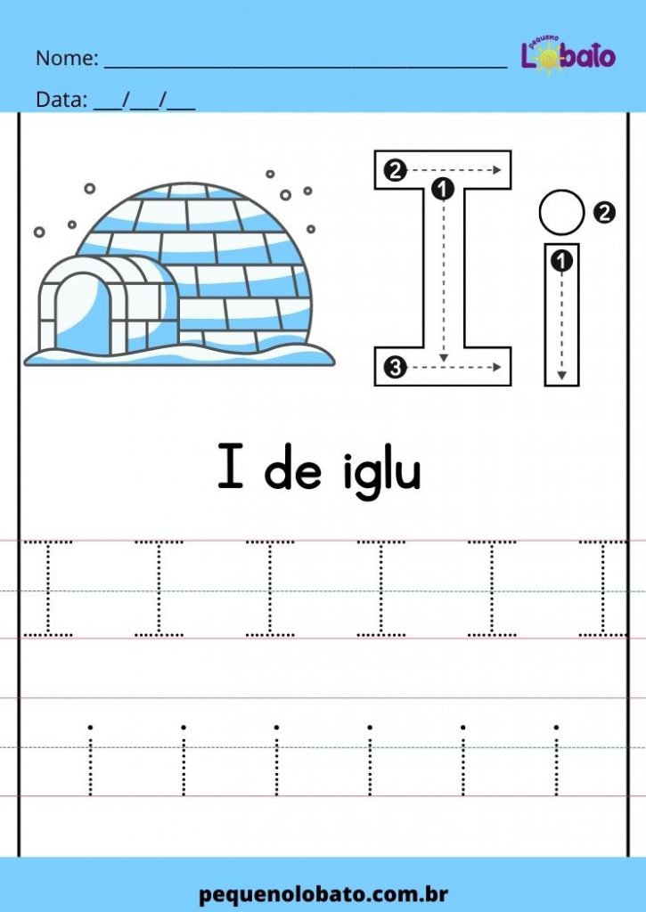 Atividades com a Letra I Maiúsculo em 2026