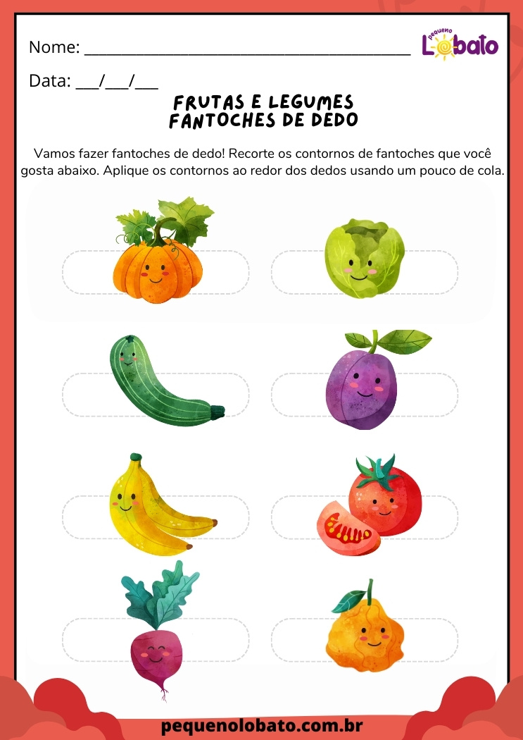 Atividades sobre as Frutas para a Educação Infantil