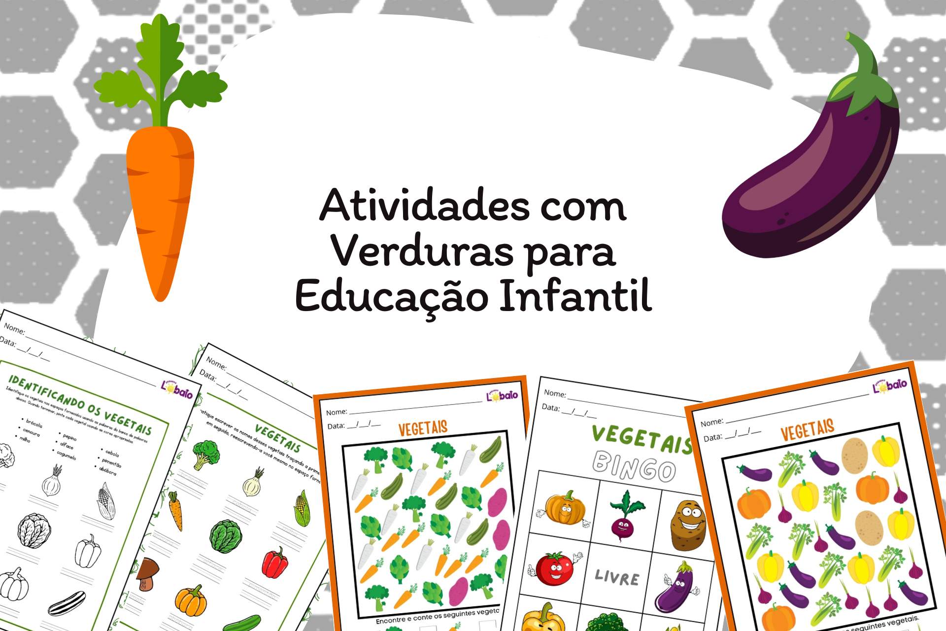 Atividades com Verduras para Educação Infantil