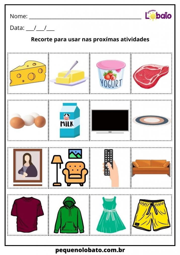 23 Atividades de Recorte e Colagem para Imprimir em 2026