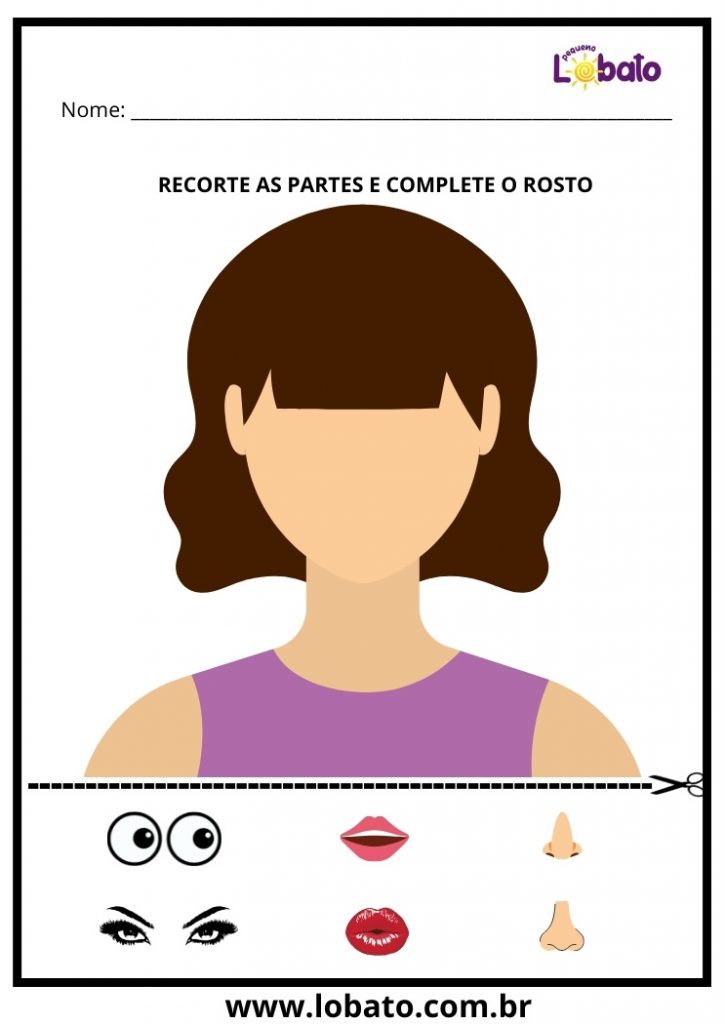 12 Atividades sobre o Corpo Humano para Imprimir