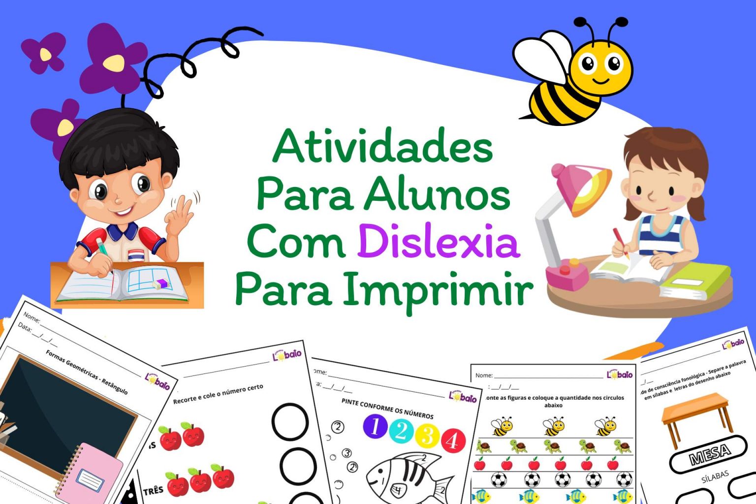 Atividades Para Alunos Com Dislexia Para Imprimir 8149