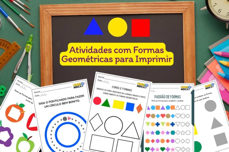 21 Atividades com Formas Geométricas para Imprimir
