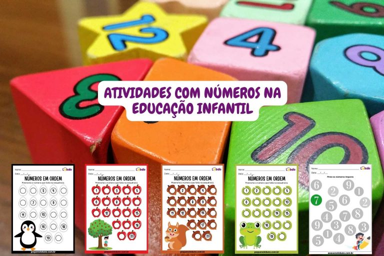 40 Atividades com Números na Educação Infantil para Imprimir