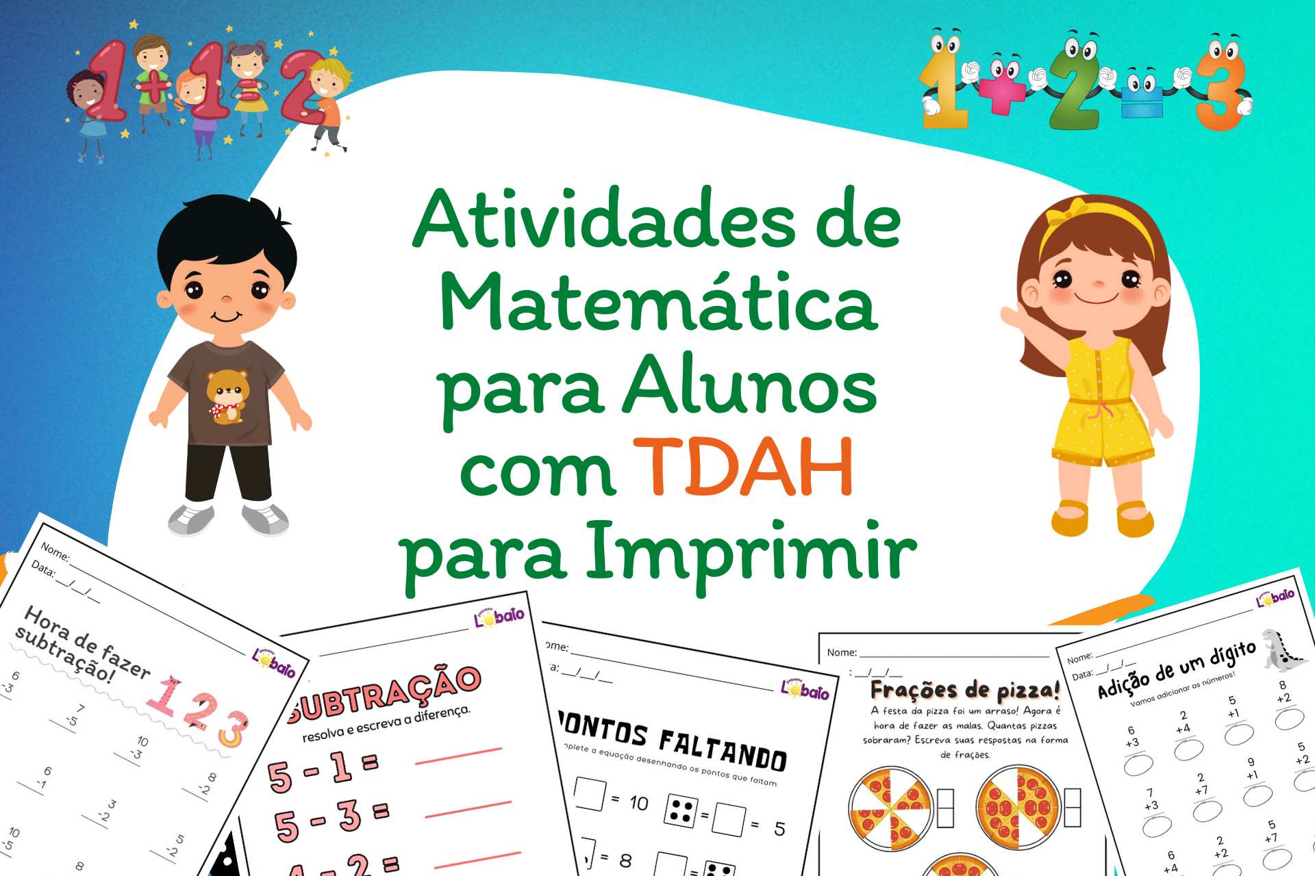 Exercicio de matemática para Autistas ou TDAH, Exercícios Matemática