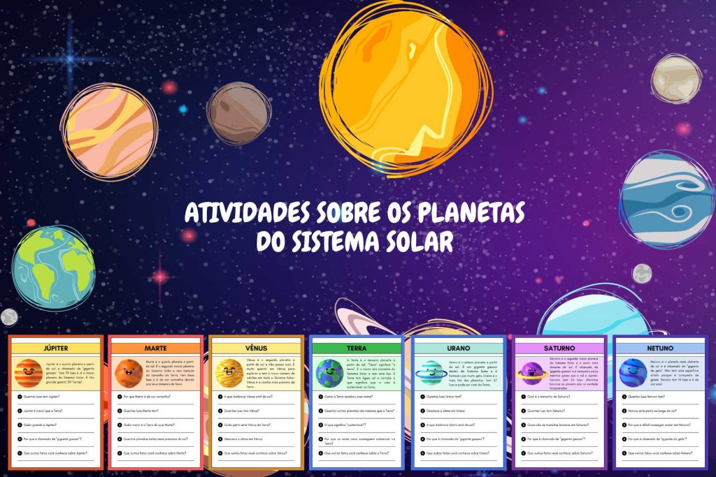 Atividades Sobre Os Planetas Do Sistema Solar