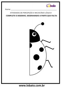 Atividades Complete o Desenho para Imprimir