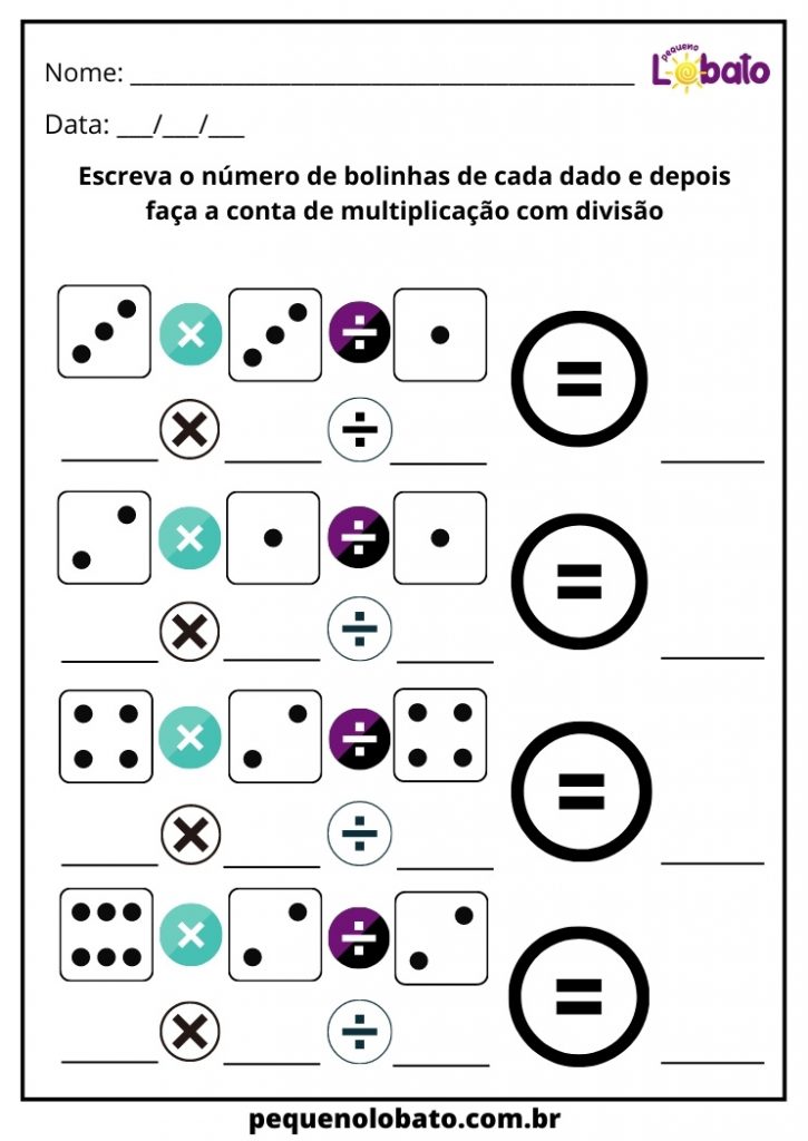 16 Atividades De Multiplicação Para Imprimir