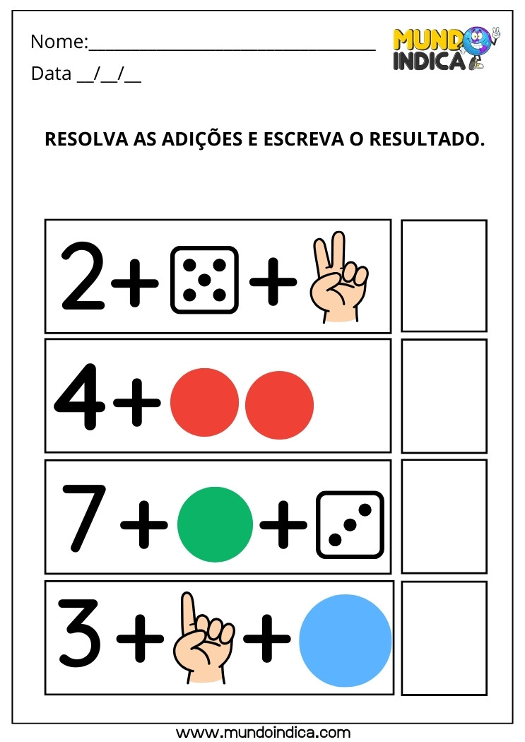 Atividade Lúdica de Matemática 1 Ano para Imprimir