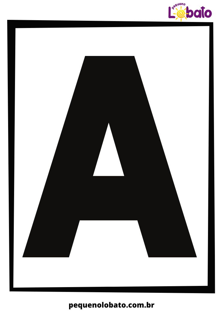 Letra A do alfabeto