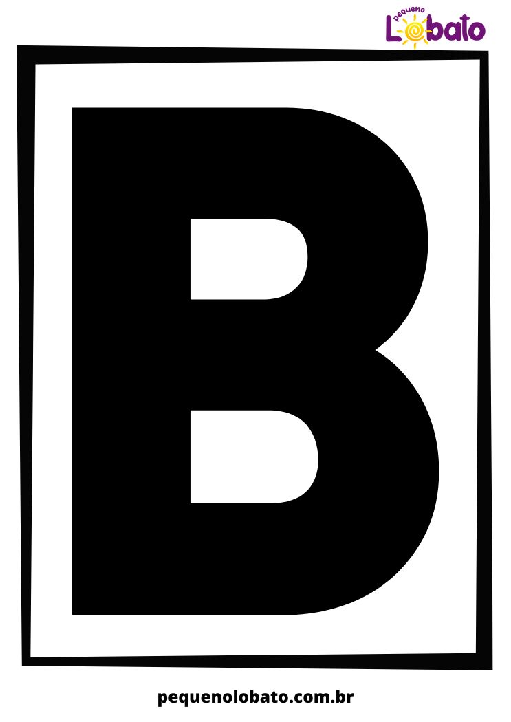 Letra B do alfabeto
