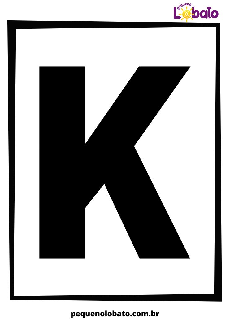 Letra K do alfabeto