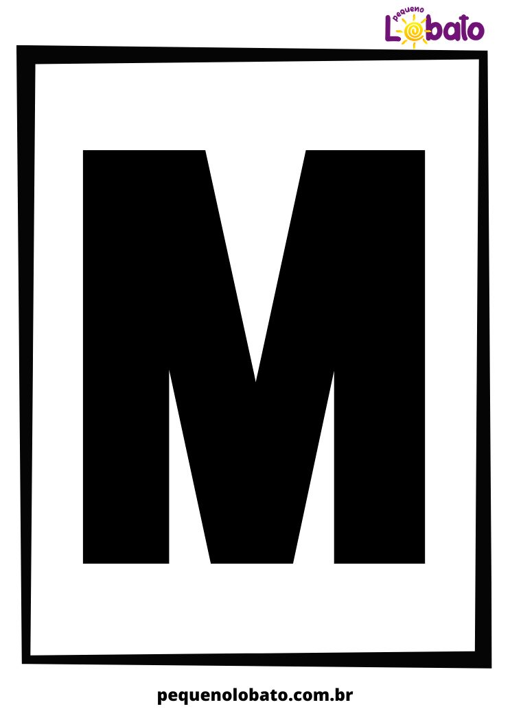 Letra M do alfabeto