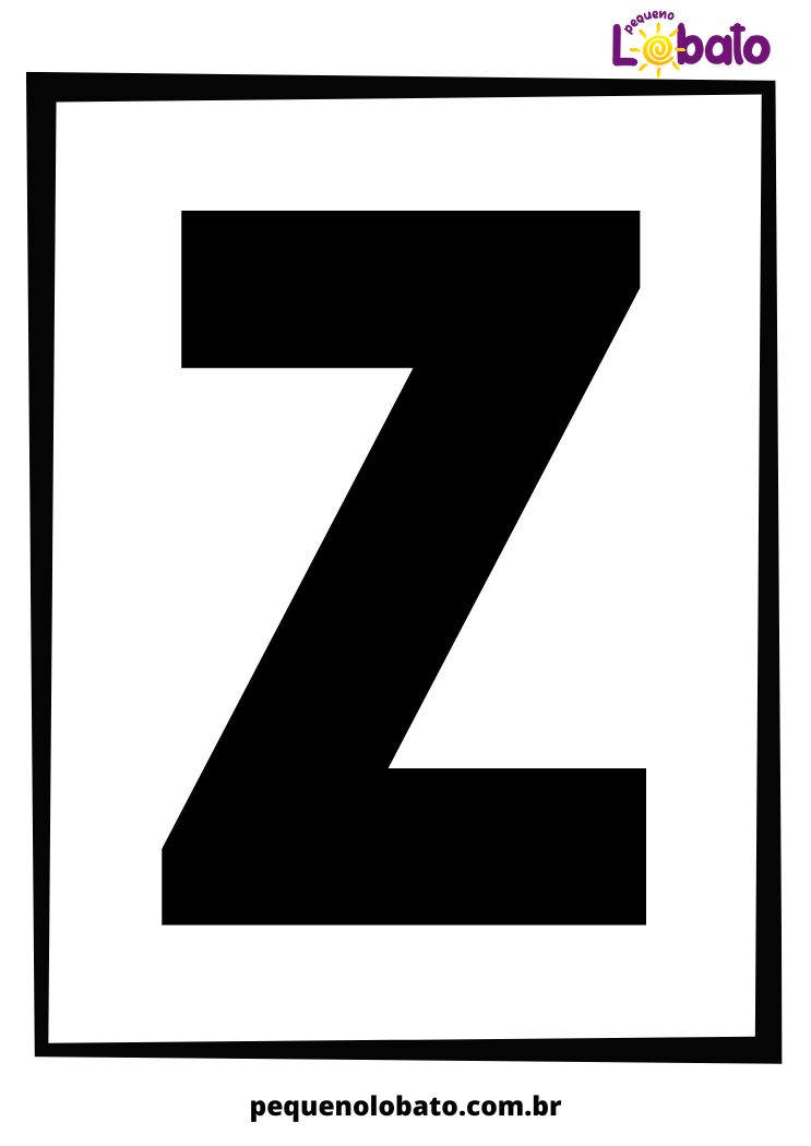 Letra Z do alfabeto