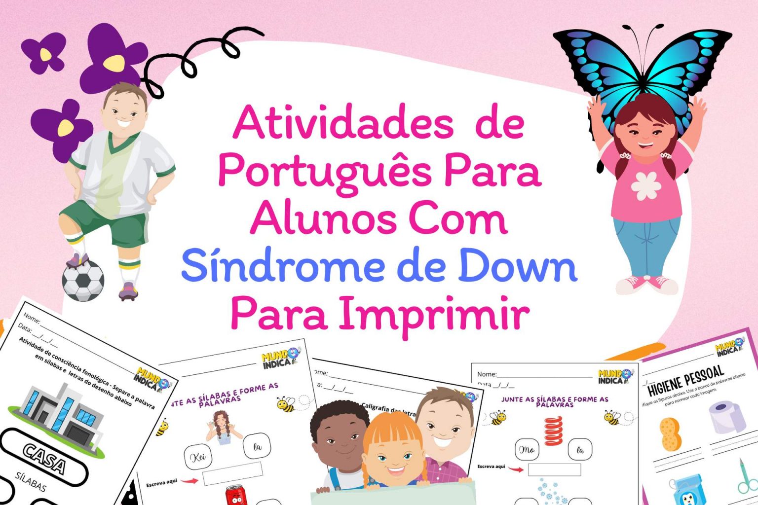 26 Atividades de Português para Alunos com Síndrome de Down para imprimir