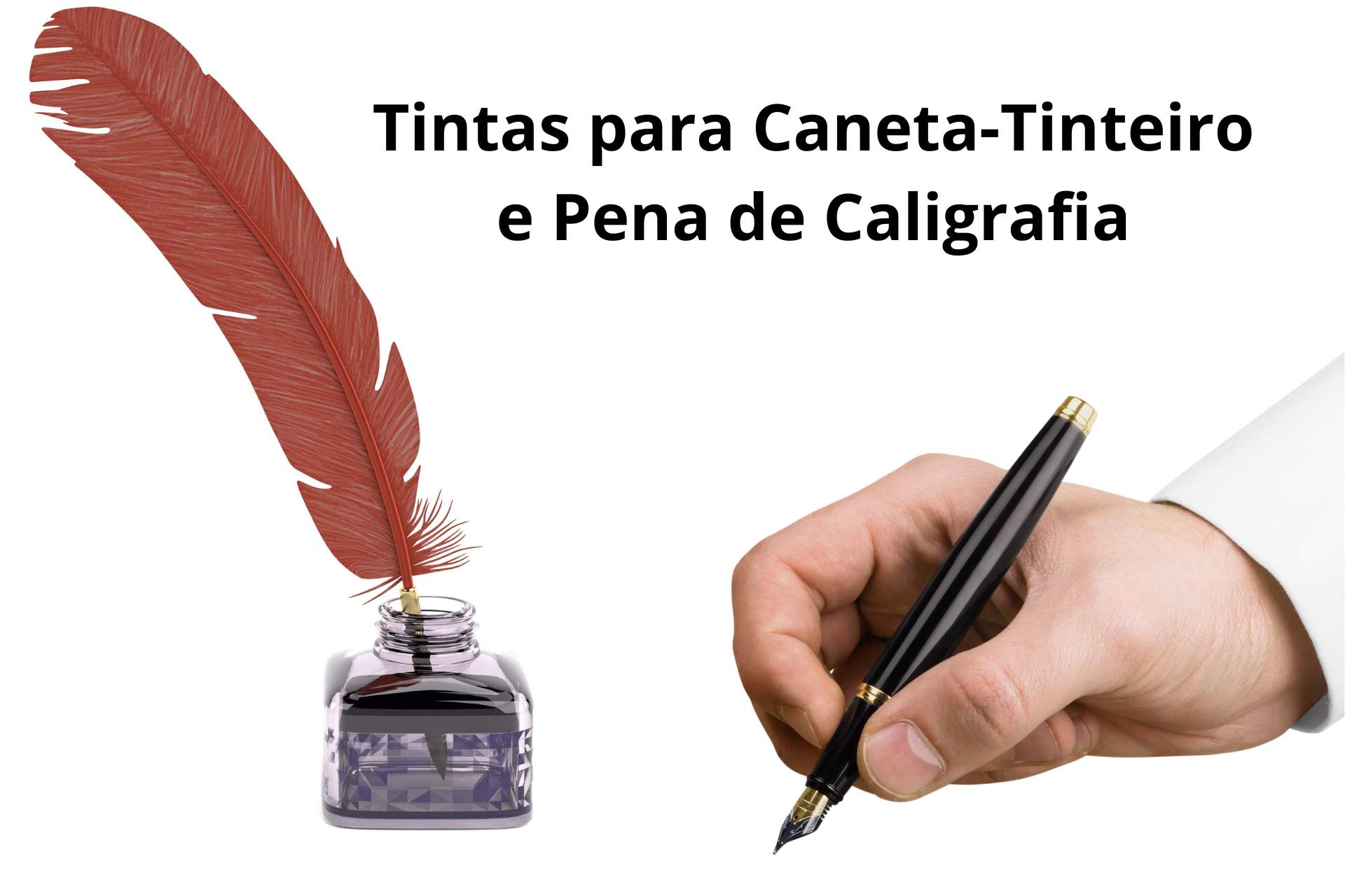 Tintas para Caneta-Tinteiro e Pena de Caligrafia