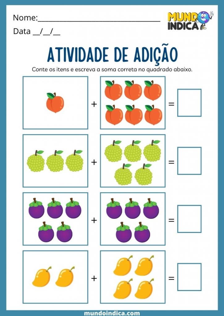 26 Atividades de Matemática para Alunos Especiais para imprimir
