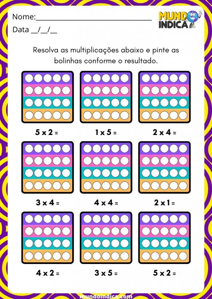 26 Atividades de Matemática para Alunos Especiais para imprimir