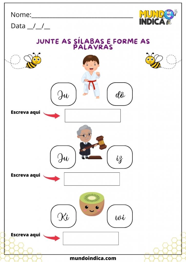 21 Atividades de Português para Alunos Especiais para imprimir