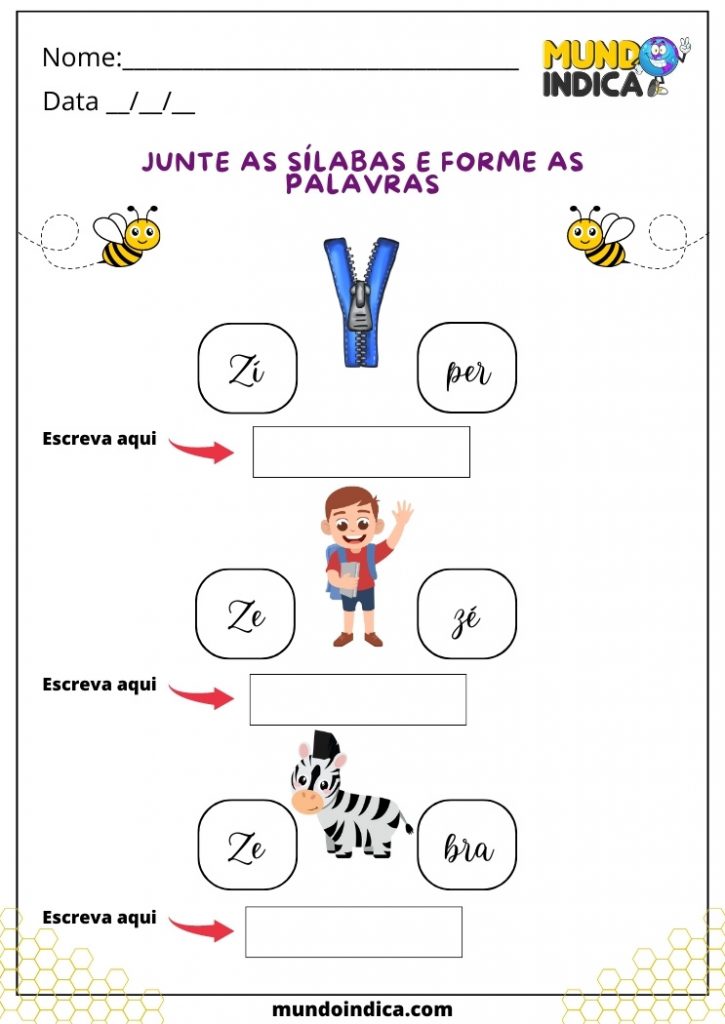 21 Atividades de Português para Alunos Especiais para imprimir