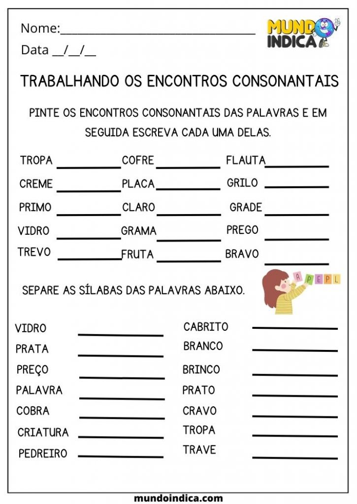 20 Atividades de Português 2 ano do Ensino Fundamental