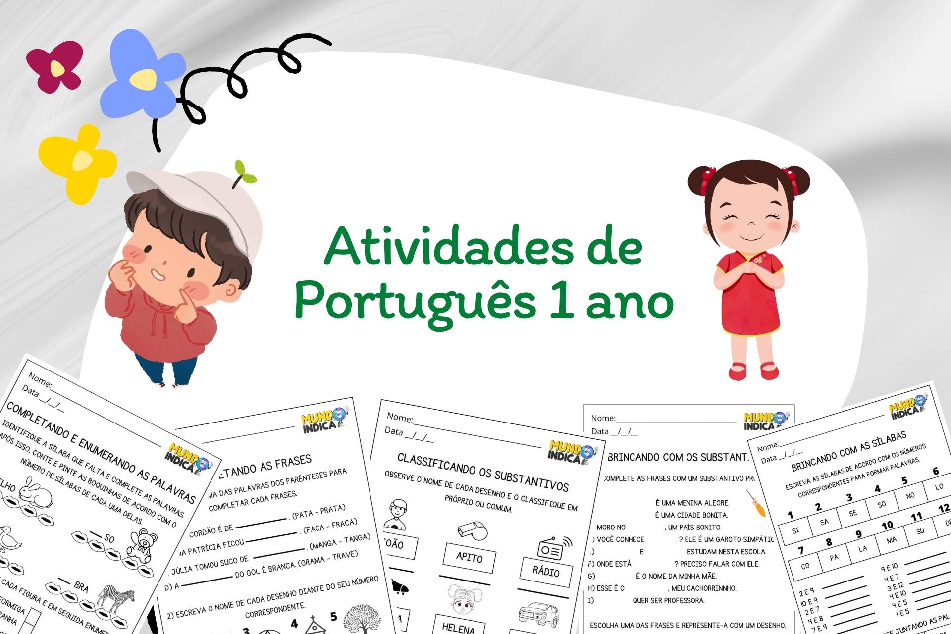 Atividades de Português 1 ano