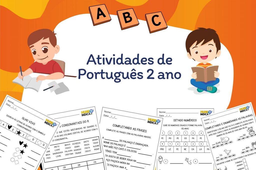20 Atividades de Português 2 ano do Ensino Fundamental