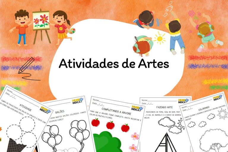 20 Atividades de Artes para Educação Infantil para Imprimir
