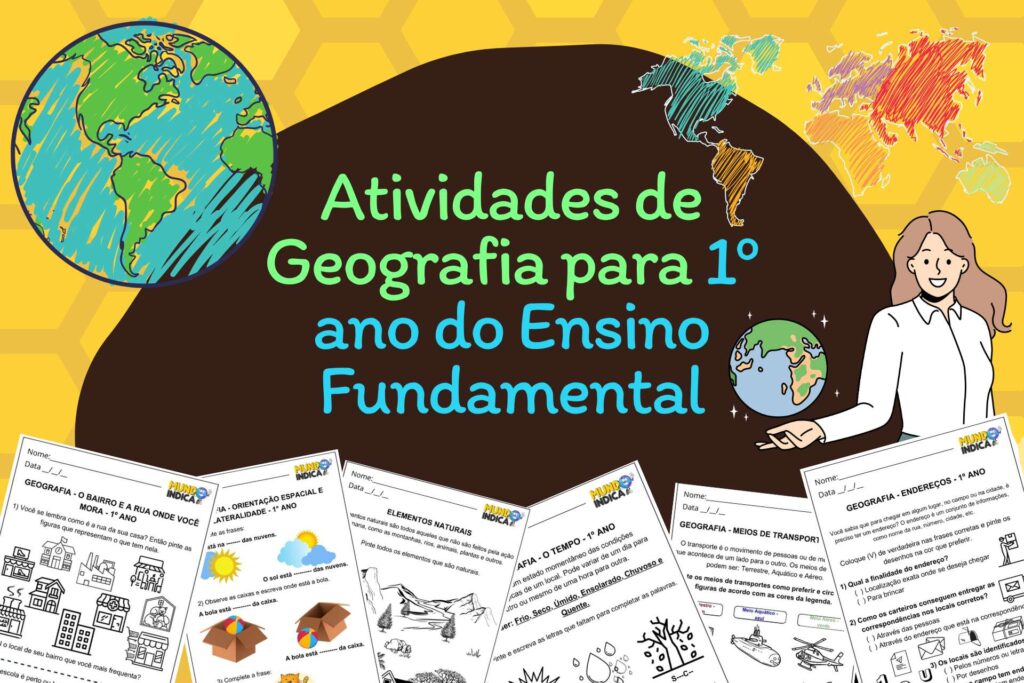 20 Atividades de Geografia para 1 ano Ensino Fundamental